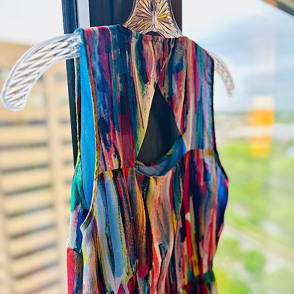 NWOT | Jack by BB Dakota Kenya Multi Print Dress - Picture 4 of 7